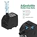 YH YUANHUA Submersible Water Pump 6.1ft Power Cord Ultra Quiet Pump with Dry Burning Protection 200GPH for Fountains, Hydroponics, Ponds, Statuary, Aquariums - More …