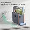 Slushie Machine for Home, 66oz Smart Frozen Drink Maker, 5 Programs & Clean Mode, No-Ice-Needed Slushy Maker for Margaritas, Smoothies, Milkshakes, Cocktails, and Soft Serve Ice Cream (Peach)