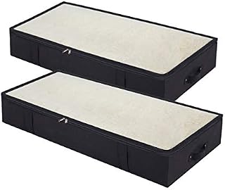 MAX Houser Under Bed Storage Bag,Breathable,Storage Bags for Blankets Clothes, Sweater,(Pack of 2)