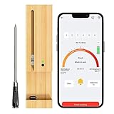 BtcLink Wireless Meat Thermometer Digital 777FT Range, Bluetooth Meat Thermometer for Turkey with 0.15