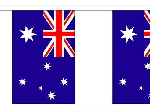 Australia Bunting - Oceania - 9 Metre Bunting - Polyester - 30 Flags Per 9M Length - FlagSuperstore