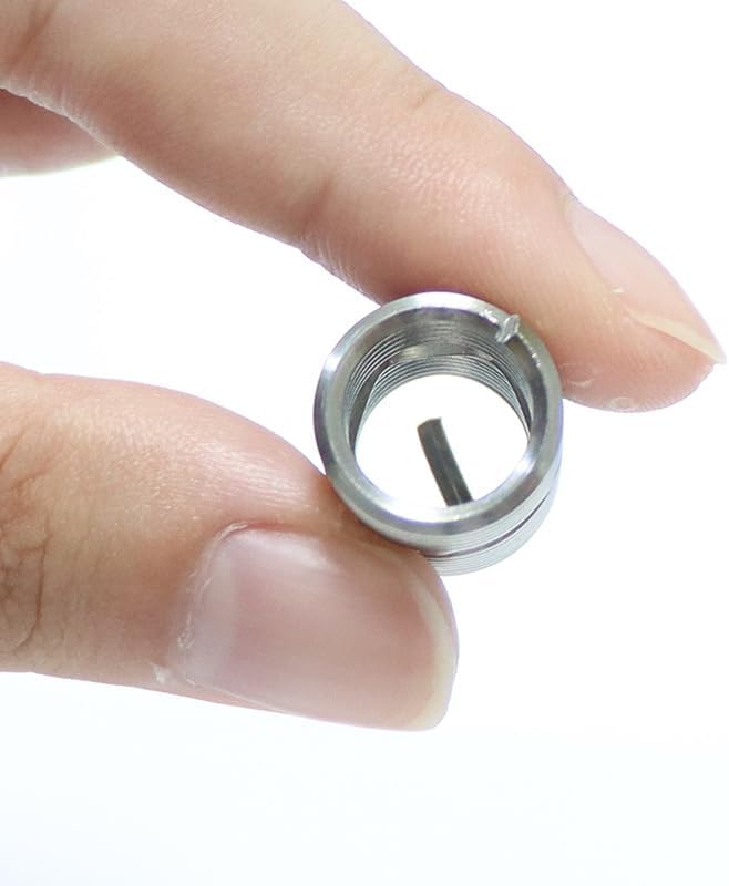 Miniatura 3 de Juego de 50 piezas de inserción de rosca de alambre, acero inoxidable 304 NPT UNC 14 pulgadas20 x 1-3D Tornillos Surtido de Manguitos de Tipo