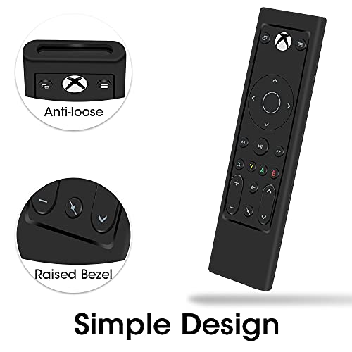 Silicone Protective Case For Pdp Gaming Remote Control: Xbox Series X|S Xbox One, Xbox,Shockproof Remote Case Holder Skin Sleeve Proetector For Pdp Xbox One Remote Battery Back Covers Case-Black #TOP4