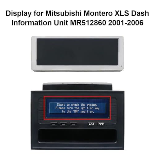 Pantalla LCD para tablero de Mitsubishi Montero XLS 2001-2006 2
