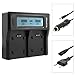 Produktbild Schnell Doppel Ladegerät für 2 Akkus Sony NP-FP50 FP70 FP90 FP51 FP71 FP91 FP51D FP71D FP91D FH50 FH70 FH100 FV50 FV70 FV100