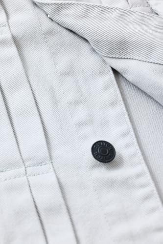 Image of SNITCH Men Casual Jacket | Relaxed Fit Point Collar Solid Style Full Sleeve | 100% Cotton Twill Weave Durable Design With 4 Pockets For Everyday Outings Wear