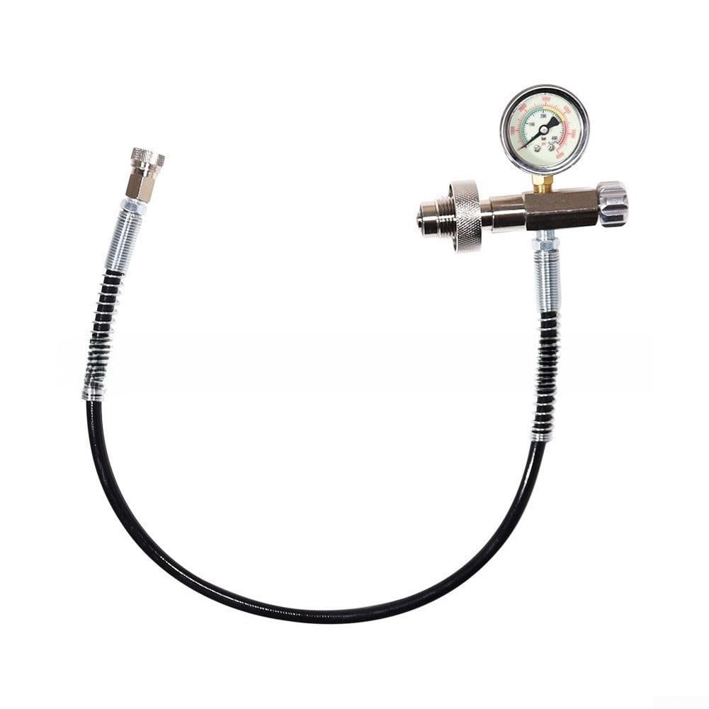 Medidor de buceo de alta presión de 6000 psi para tanques | Capacidad de 400 bar, resistente a los golpes, a prueba de corrosión, diseño compacto, esencial para tienda de buceo