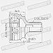 Outer Cv Joint 25X69X30 Febest 1610-221 Oem A2213306400