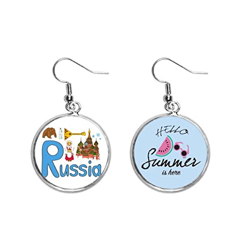 Pendientes de sandía y símbolo de Rusia para lucir en tus tardes de terraza este verano