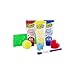 Crayola Bath Tub Mini Paint Set 9 Piece Art Kit - Brushes, Sponges, & Wash Away Finger Paints, Blue Yellow & Red Color Tub Fingerpaints