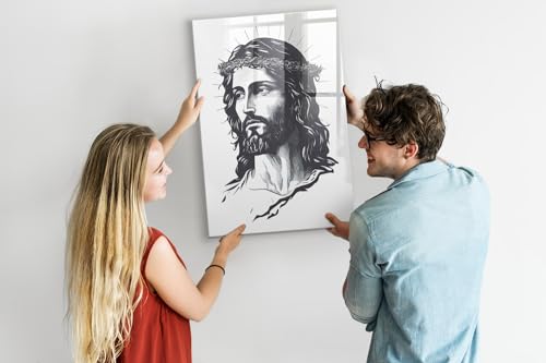 Tableau magnétique en verre pour annonces et organisation 60x90 Jésus-Christ - 3