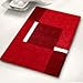 Produktbild Kleine Wolke Badteppich, Acryl, Rot/Grau, 60 x 90 cm