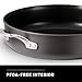 Calphalon Signature Hard-Anodized Nonstick 5-Quart Sauteuse Pan with Cover