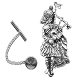Marching Piper Tie Tack/Lapel Pin Scottish Highland Massed Band