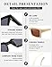 TIANYESY Sunglasses For Women Minimalist Classic Design Fashion UV400 Square Sun Glasses Unisex TY2984 (Black+Beige frame/brown)