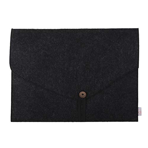 Image of OON Felt Laptop Sleeve - Eggily-15 Inch-Black