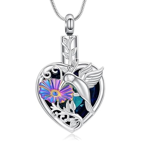 Collier urne funéraire colibri VCCWYQK Cover