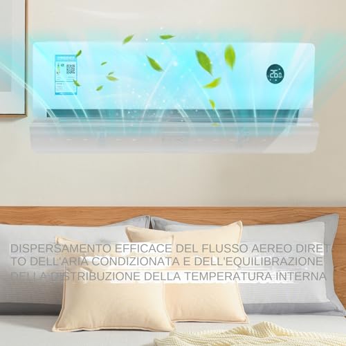 Windabweiser für Klimaanlagen, Umsteller für Klimaanlage- einziehbare Wandabdeckung für Haus, Schlafzimmer, Wohnzimmer-7