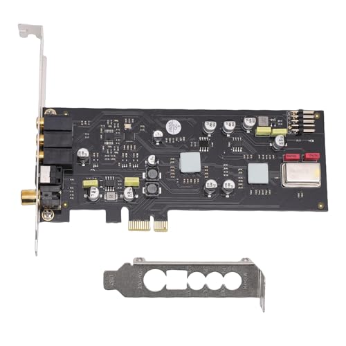 Carte son PCIe ciciglow pour éliminer les bruits parasites du PC via adaptateur optique hifi