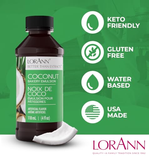 Image of LorAnn Oils Coconut Emulsion & Flavoring For Baking