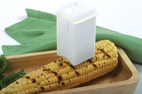 Happy Sales Corn Butter Spreader (Set of 2), White