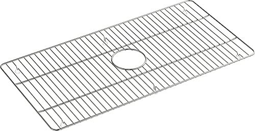 Rejilla para fregadero de acero inoxidable 14.49 x 28.44 x 1.31 in