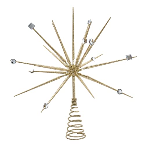 Kurt S. Adler T2801 14.8-Inch Gold Starburst Throng Treetop Tree Topper thumb #2