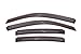 Auto Ventshade [AVS] In-Channel Ventvisor / Rain Guards | Fits 2008 - 2014 Dodge Avenger - Smoke, 4 pcs. | 194065