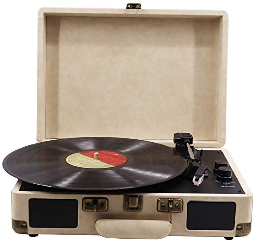 Tourne-Disque Portable USB pour disques vinyles Tourne-Disque Vinyle à 3 Vitesses avec Haut-parleurs stéréo Bluetooth - Les Beatles, Paul McCartney, John Lennon, RIngo Starr, George Harrison Tourne-Disque Portable USB pour disques vinyles Tourne-Disque Vinyle à 3 Vitesses avec Haut-parleurs stéréo Bluetooth – Image 6