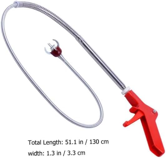 Toilet Grabber Flexible Drain Cleaning Tool Clog Remover Reacher Tools Extra Long Sewer Pipe Cleaner Auger Pickup Sink Super