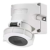  Mennekes Wanddose 9123 16A4p7h500V, IP67 CEE-Steckdose 4015394280323