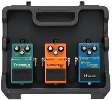 BOSS BCB-30X Ultra-Portable Guitar Effects Pedal Board And Case with Integrated Lid | Small, Durable And Rugged Protection, Customisable for Your Guitar Pedals