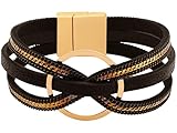 Matériaux de qualité supérieure : fabriqué à partir de cuir véritable de haute qualité, ce bracelet est durable et confortable à porter tout au long de la journée.