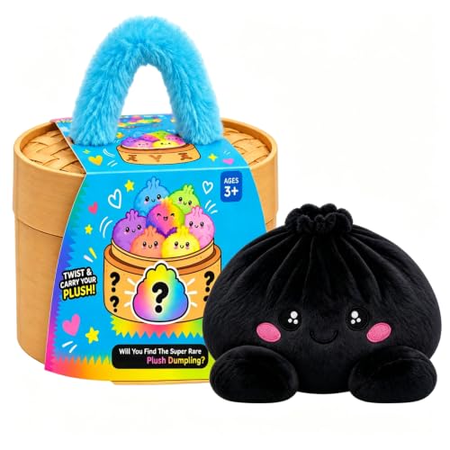 Plush Squishy Toy Dumpling with Steamer Carrier