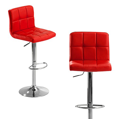 Taburetes Cocina Altos Rojo Marca LANTUS