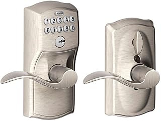 Schlage FE595 CAM 619 Acc Camelot Keypad Entry with Flex-Lock and Accent Levers