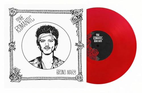 Album Art for Bruno Mars: The Romantic - Indie Exclusive Translucent Red Record Album - Limited Pressing includes Lyric Booklet - Vinyl LP by Bruno Mars