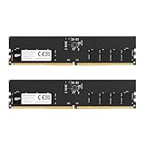 シリコンパワー DDR5 32GB (2x16GB) 4800MHz (PC5-38400) 288ピン CL40 1.1V UDIMM Non-ECC デスクトップ RAM コンピューター メモリ SP032GBLVU480F22