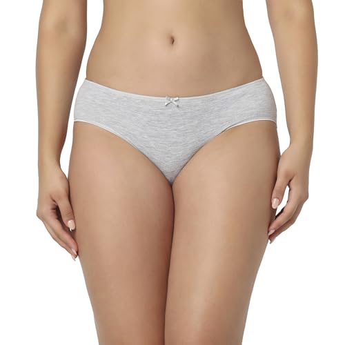 Image of juliet Cotton Hipster Premium Panties Set of 5 Full Coverage Stretchable Fabric