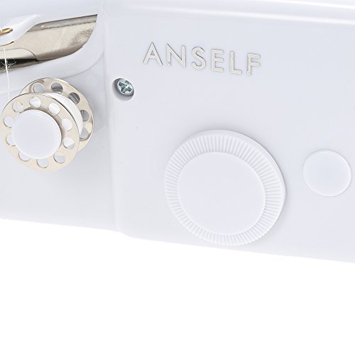Decdeal Anself Handheld Portátil Mini Máquina De Costura Elétrica Doméstica Sem Fio Ferramenta de Po