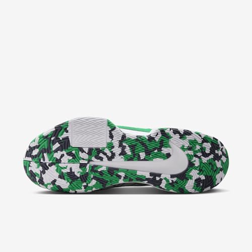 Nike Nike Zoom Challenge Men's Pickleball Shoes (FQ4154-101, White/Thunder Blue/Black/Stadium Green) Size 7.5