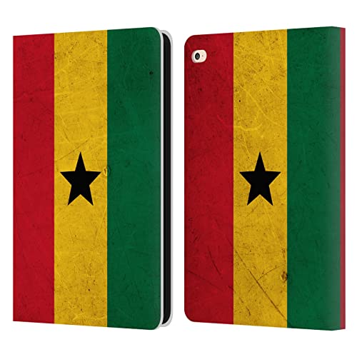 Head Case Designs Ghana Ghanaians Banderas del Mundo Carcasa de Cuero Tipo Libro Compatible con Apple iPad Air 2 (2014)