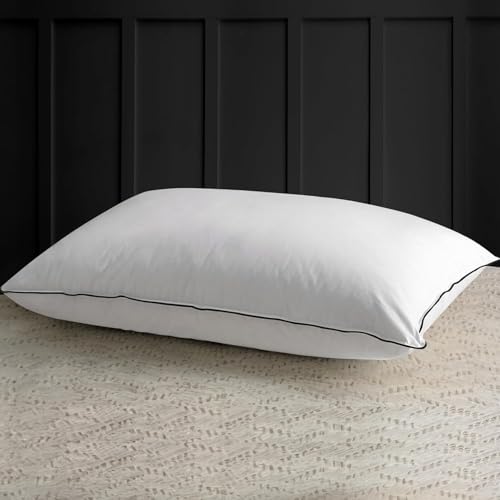 APSMILE Almohada de plumas de 80 x 80 cm