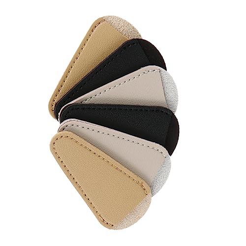 TEHAUX 6 Piezas Funda Protectora De Piel Para Tijeras Quitaesmalte En Gel Recortador De Cutículas Protectores Cubiertas De Tijera Tijeras Todo Uso Tijera De Bordar Cuero Pu Extra Grueso
