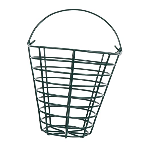 Anneome Golf Ball Storage Basket 100 Balls Capacity Sturdy Iron Wire Easy to Transport Handle for Golfer's Range