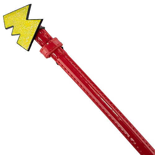 Buckle-Down Women's Disney, Mickey Mouse Glitter M Logo, Red Vegan Patent Leather Belt2