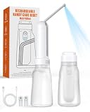 Portable Bidet for Travel, 400ml Rechargeable Electric Travel Bidet Sprayer with 3 Spray Modes, IPX7 Waterproof Handheld Bidet, 180° Foldable Nozzle Personal Cleaner for Women Men, Camping