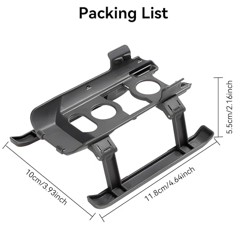 Craznick Mavic 3 Pro/Mavic 3 Pro Cine Landing Gear Foldable Quick Release Extension Leg for DJI Mavic 3 Pro Series Accessories