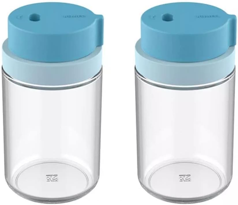 Condiment Container Glass Seasoning Bottle Lid Rotating Spice Container Tool Easy To Clean Household(D)