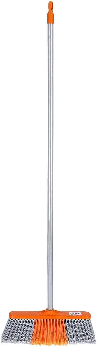 Floor Broom With Strong Long Handle Upright Long Handle Sweeping Broom With Stiff Bristles Multipurpose Cleaning Tool Perfect For Home Or Office Use Ideal For All Sweeping Cleaning Job